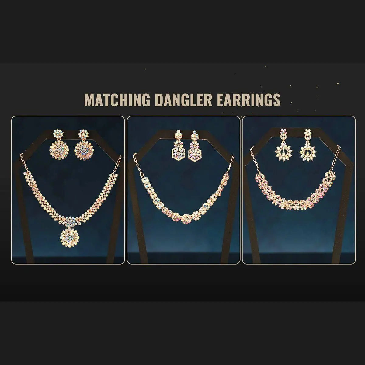Austrian Diamond Jewellery Set (Set of 3) 65a027-52