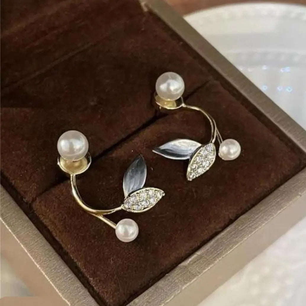 AVR JEWELS Stylish leaf stud Earrings for women and girls 65a027-52