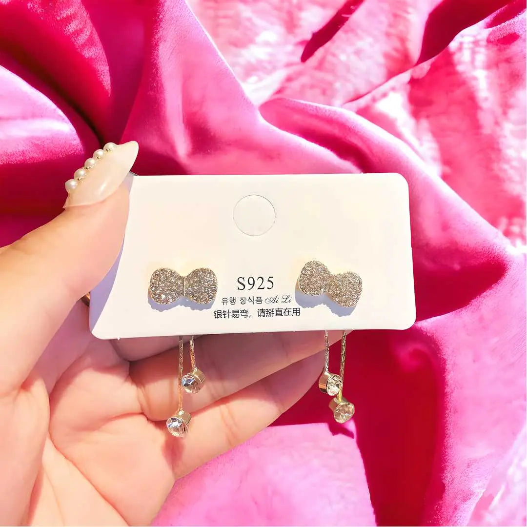 AVR JEWELS a two-wear earrings new trendy bowknot tassel fashion sweet earrings women 65a027-52
