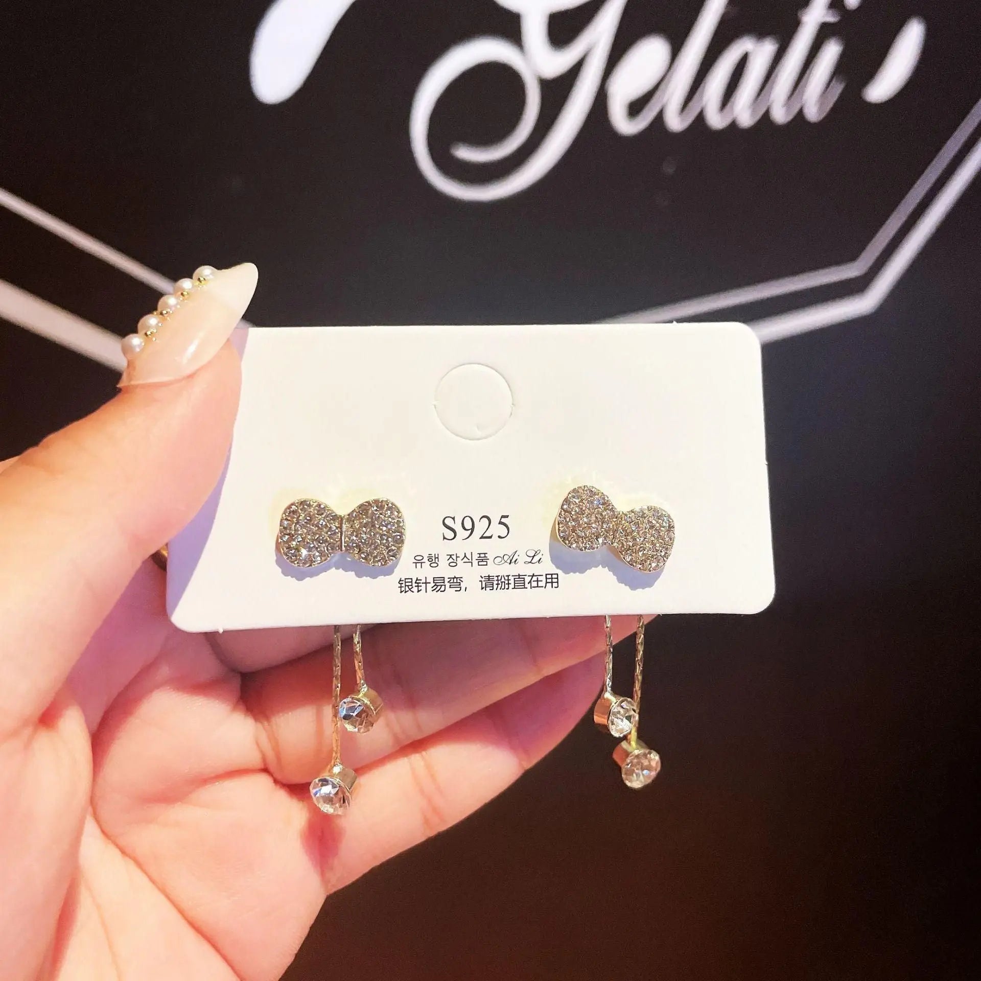 AVR JEWELS a two-wear earrings new trendy bowknot tassel fashion sweet earrings women 65a027-52