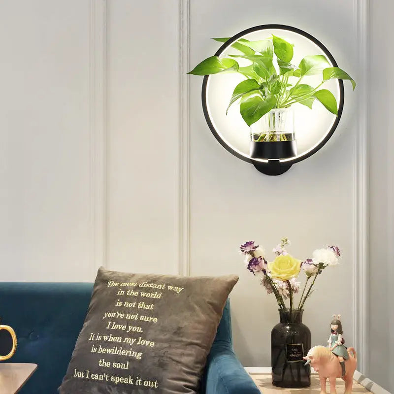 Decorative wall lamp on background wall Zunara Fashions
