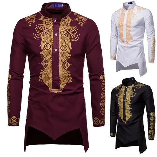 Men Fashion Africa Clothing Long Pullovers African Dress Clothes Hip Hop Robe Africaine Casual World Appar Zunara Fashions