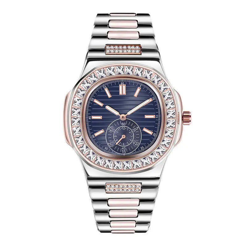 Mens Fashion Alloy  Luxury Brand Diamond Gifts Watches Zunara Fashions