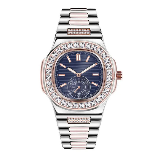 Mens Fashion Alloy  Luxury Brand Diamond Gifts Watches Zunara Fashions