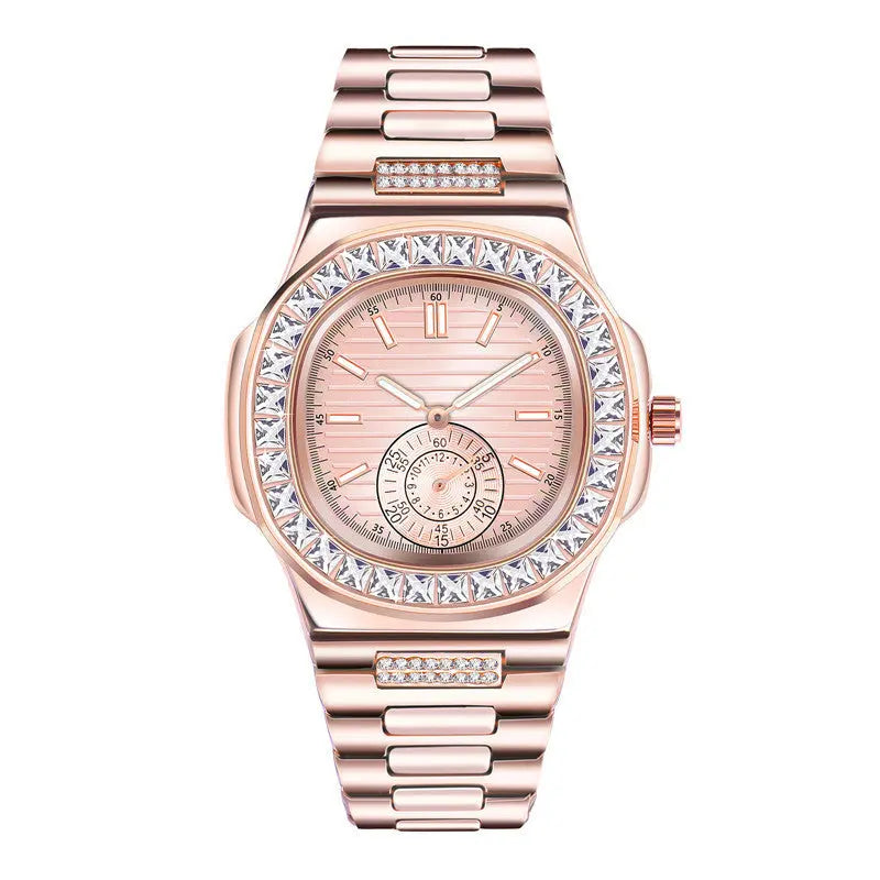 Mens Fashion Alloy  Luxury Brand Diamond Gifts Watches Zunara Fashions