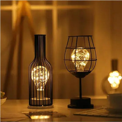 Minimalist hollow table lamps Zunara Fashions