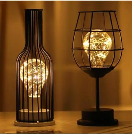 Minimalist hollow table lamps Zunara Fashions