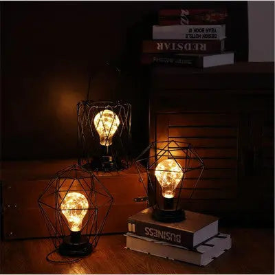 Minimalist hollow table lamps Zunara Fashions