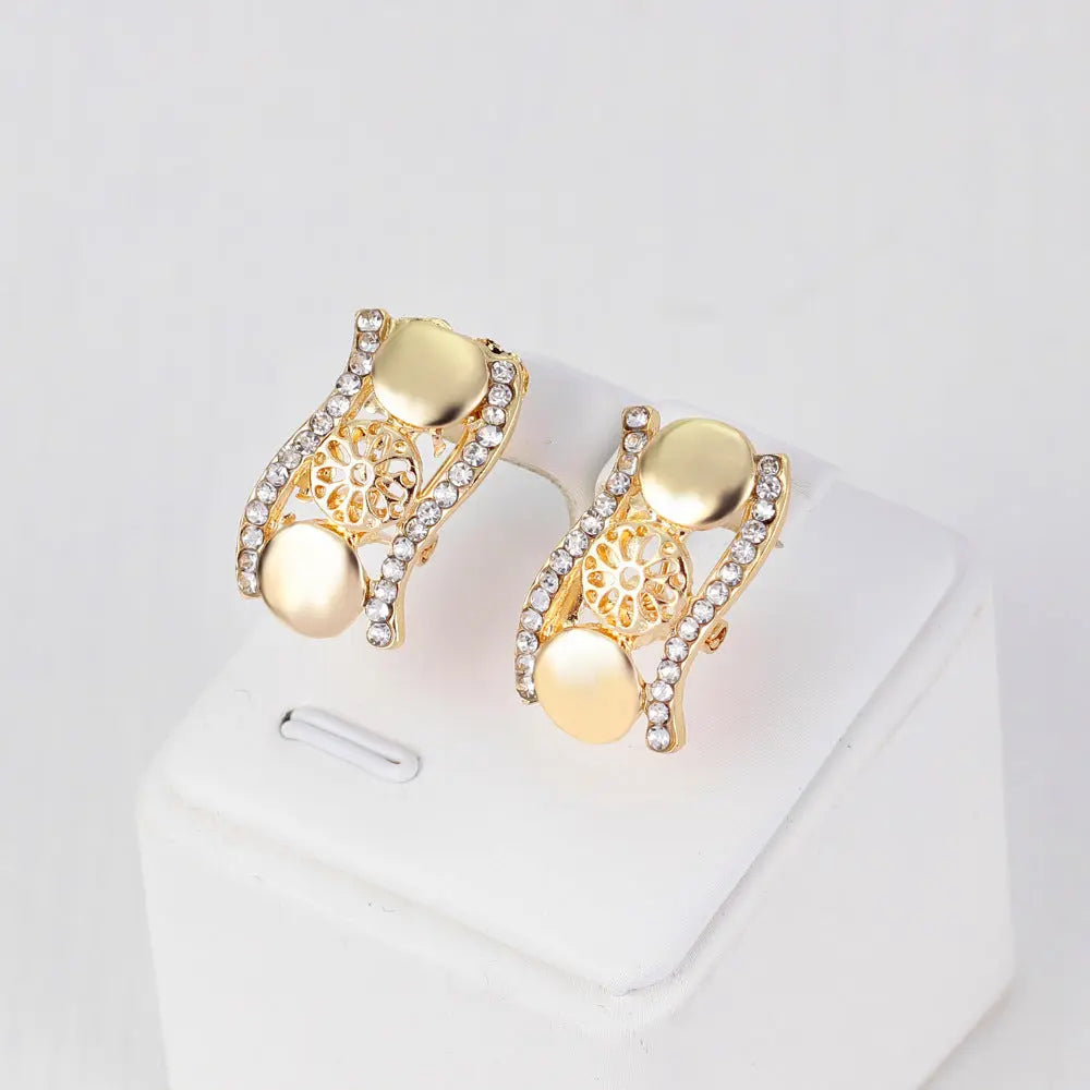 New European And American Exaggerated Jewelry Sets, Women's Bridal Jewelry Four Sets Zunara Fashions