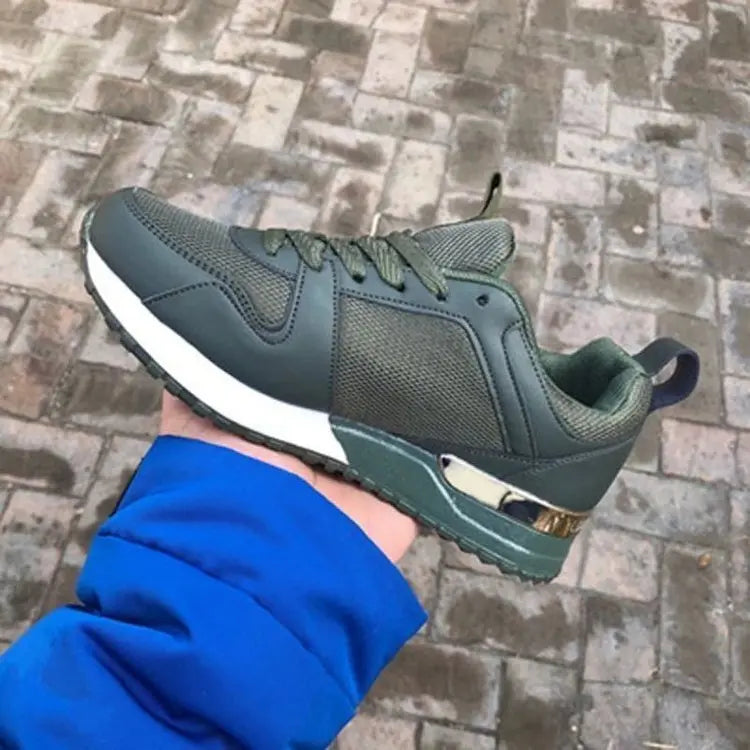 New Summer Breathable Net Shoes Casual Sports Shoes With Increased Thick Sole Zunara Fashions