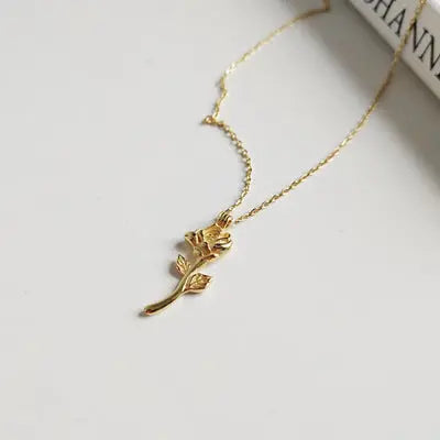Rose Gold Necklace Necklace Necklace Zunara Fashions