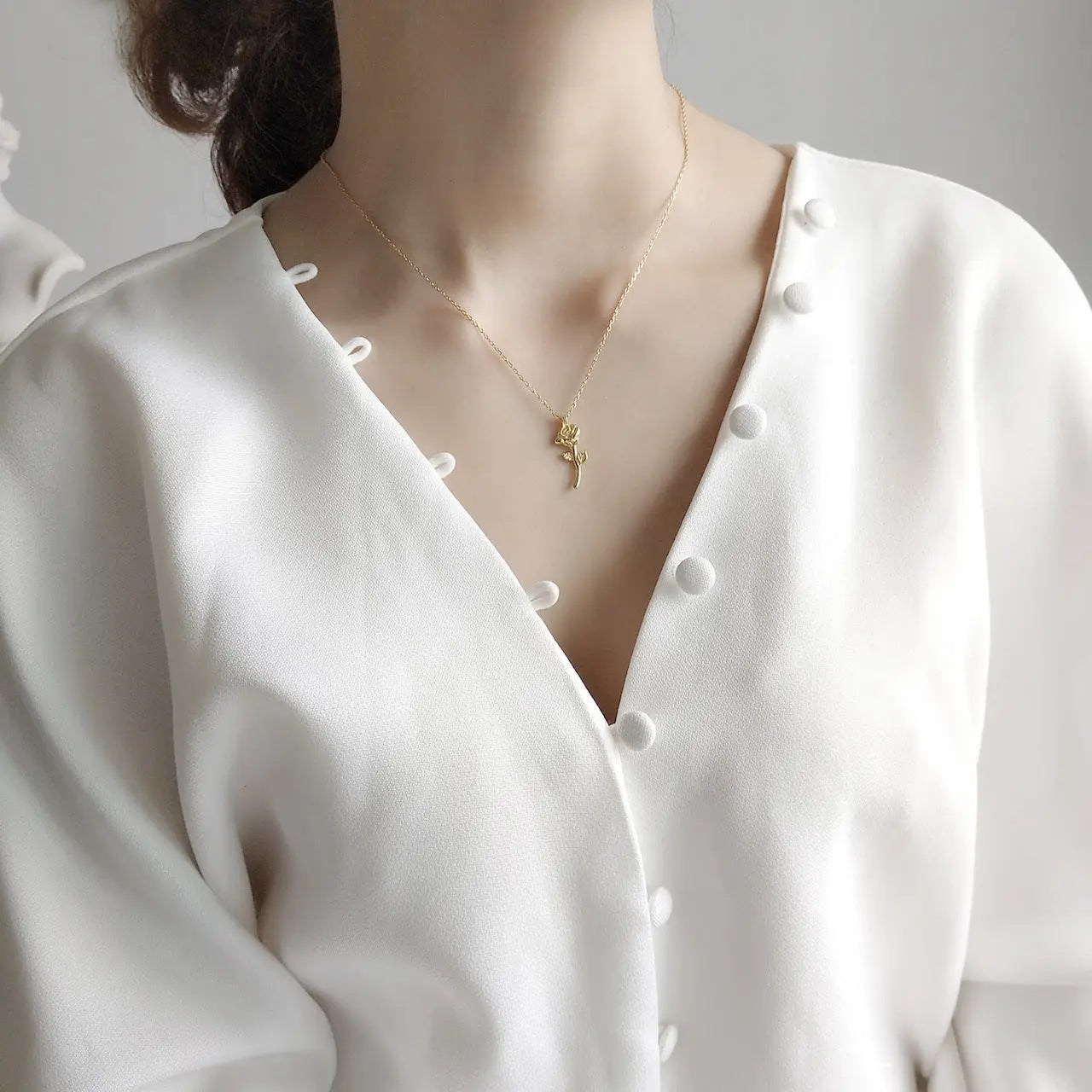 Rose Gold Necklace Necklace Necklace Zunara Fashions