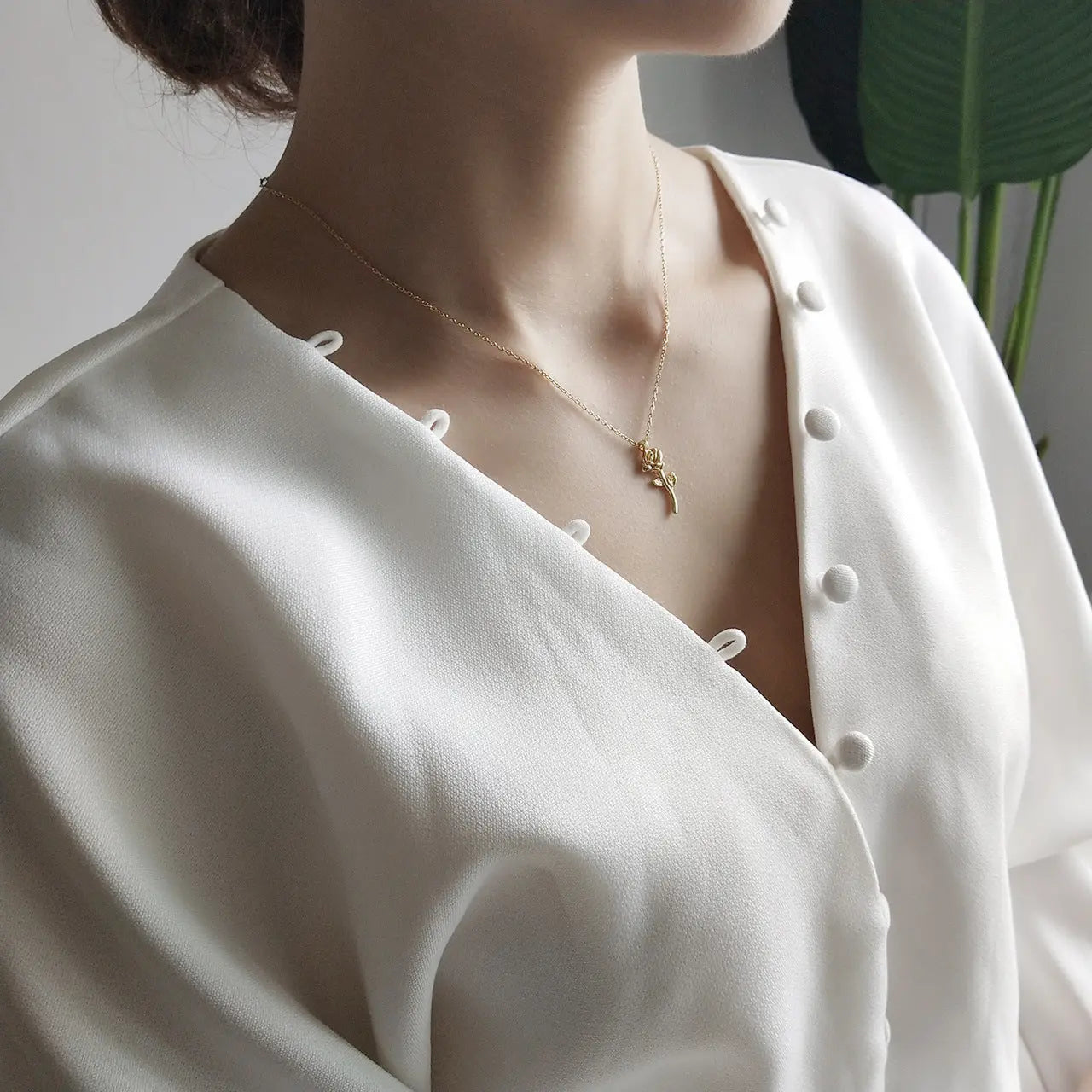 Rose Gold Necklace Necklace Necklace Zunara Fashions