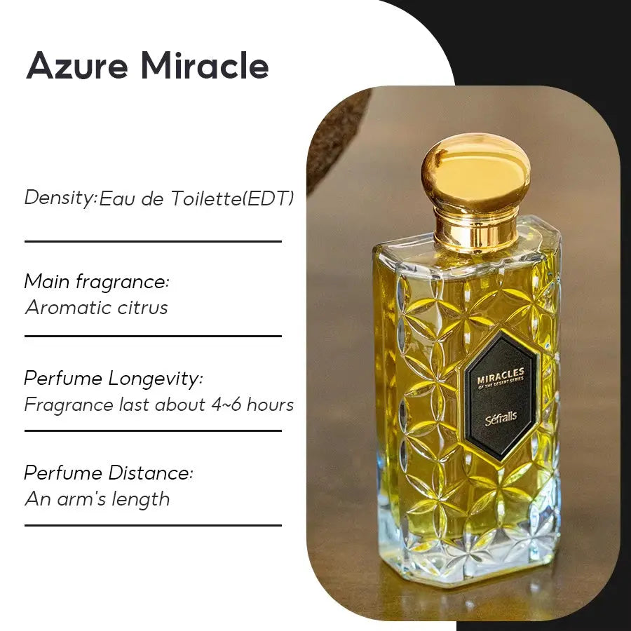 Sefralls Azure Miracle Perfume Cologne Fragrance Versatile And Long Lasting Fresh Romantic Luxury Perfumes Vibrant Perfume Zunara Fashions