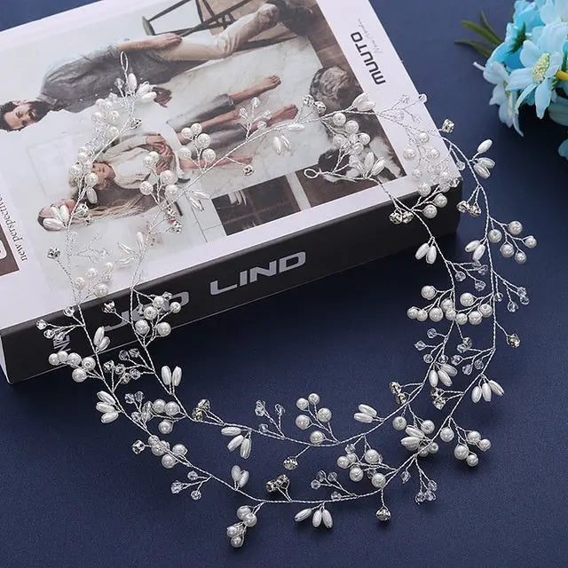 Wedding Hair Accessories Crystal Pearl Hair Accessories Zunara Fashions