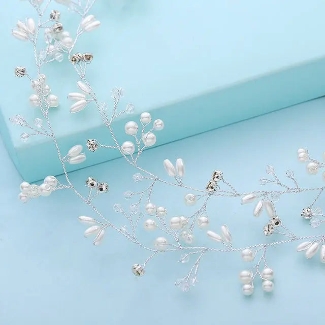 Wedding Hair Accessories Crystal Pearl Hair Accessories Zunara Fashions