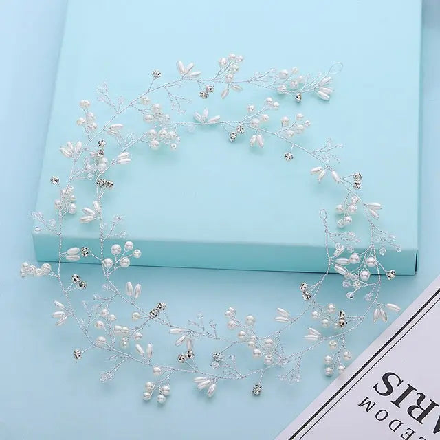 Wedding Hair Accessories Crystal Pearl Hair Accessories Zunara Fashions